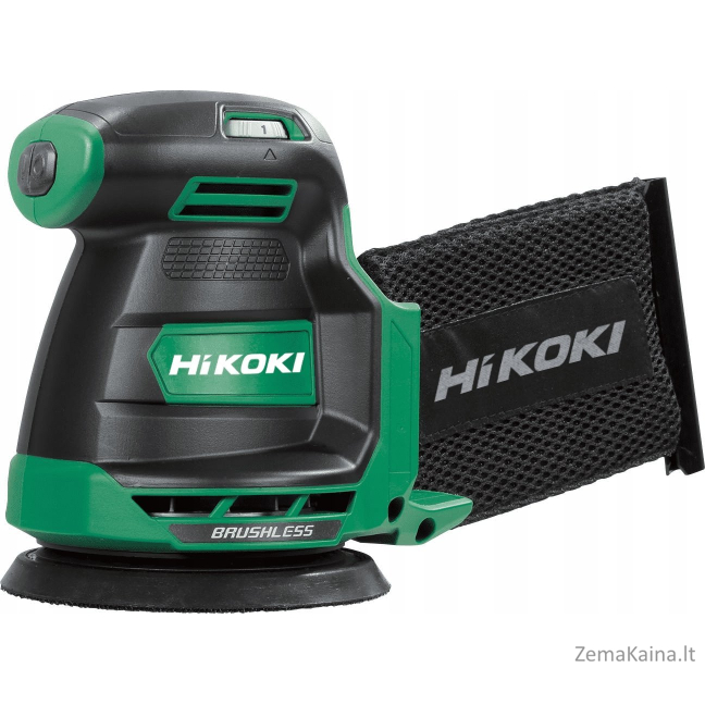 HIKOKI.ORBITAL ŠLIUOTUVAS 18V SV1813DAWPZ 2x5.0Ah 125mm BL HITSYSTEM,