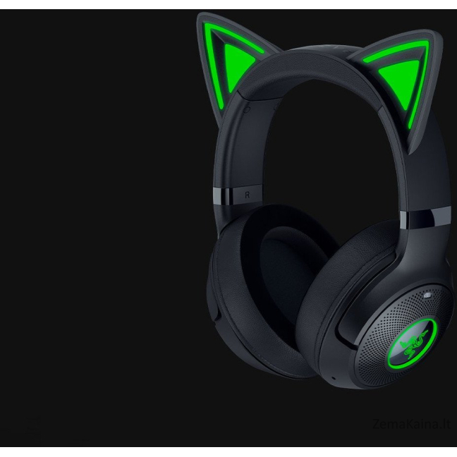 Razer ausinės | Kraken Kitty V2 BT | Bluetooth | Virš ausies | Mikrofonas | Triukšmo slopinimas | Belaidis | Juoda