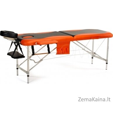 „Bodifit“ aliuminio lova, skirta masažui 2 segmentas -Orange segmentinis