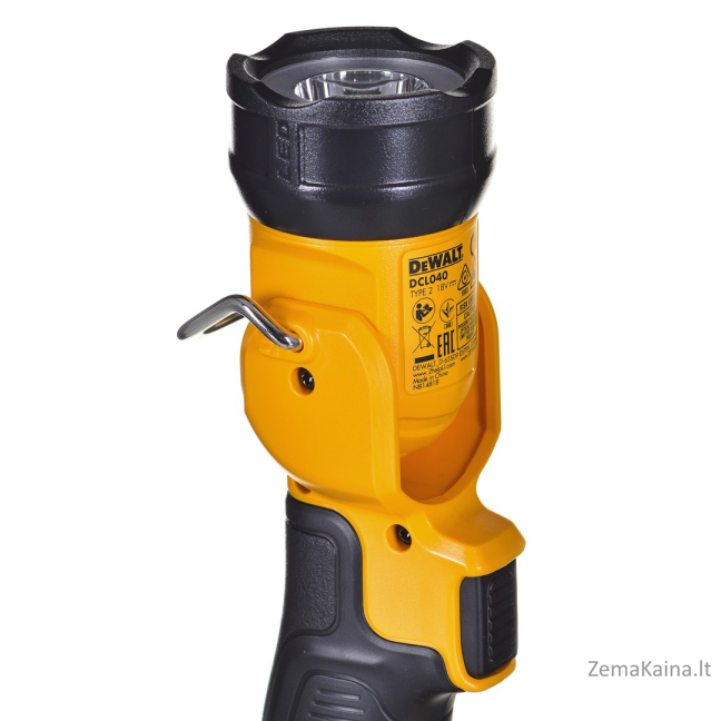 18V LEMPA SU BESISUKANČIA GALVUTE DCL040-XJ DEWALT 3
