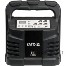„Yato“ elektroninis lygintuvas 12v 15a 6-200AH (YT-8303)