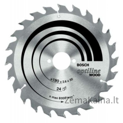 „Bosch Palarska“ optilino mediena 160x20/16mm 24 dantys 2608641171