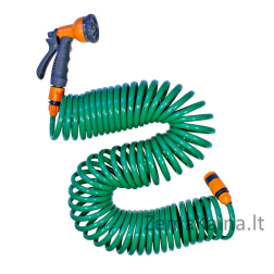 EPM Spiralinė žarna 15m + jungtis + pistoletas - YM9032