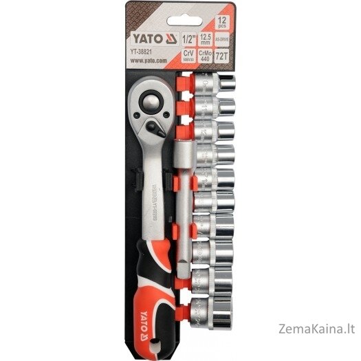 „Yato“ įrankių rinkinys 12 EL. (YT-38821)