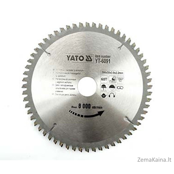 Yato apskritas pjūklas aliuminui 300x30mm 100z YT-6097