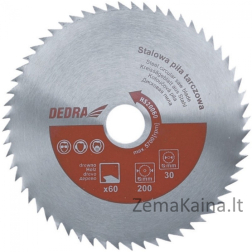 DEDRA Stalowa Dyłowa Wood Paw 350x60x30 - HS35060
