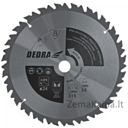 „Dedra Piła“ diskas 500x30mm 36Z. su HM plytelėmis ir tiekimo stotele (HL50036)