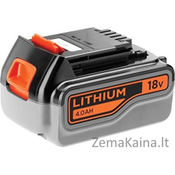 „Black&Decker“ akumuliatorius (18,0 V ličio jonų 4,0 Ah įstumiamas akumuliatorius) – BL4018-XJ