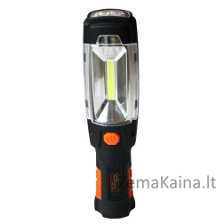 „Corona Rotary“ akumuliatoriaus lemputė 3W + 6LED 2000mAh (C6817)