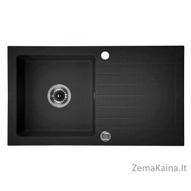 Deante kriauklės 1 kameros zorba su „Drainger Grey Metallic“ (ZQZ S113)