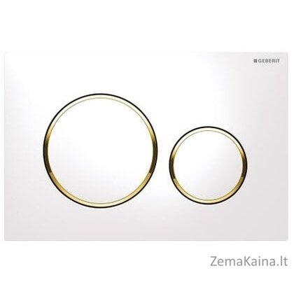 Geberit Sigma 20 vandens nuleidimo mygtukas tualetui, baltas (115.882.KK.1)