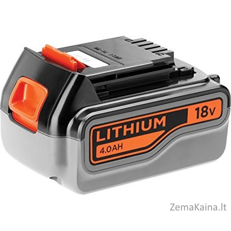 „Black&Decker“ akumuliatorius (18,0 V ličio jonų 4,0 Ah įstumiamas akumuliatorius) – BL4018-XJ