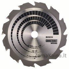 Bosch Pilariska Construct Wood 190 x 20mm 12z (2608641201)