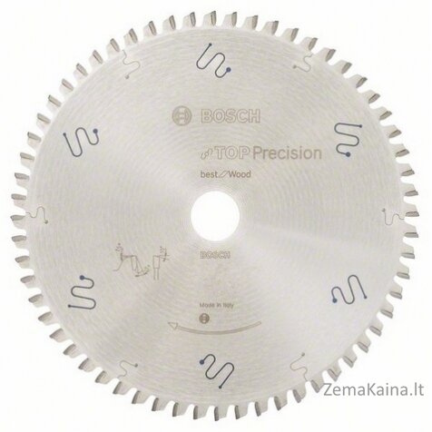 „Bosch Pilarska“ viršutinis tikslumas, geriausias medienai 305 x 30 mm 72 dantys (2608642103)