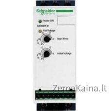 „Schneider Electric Softstart“ 1/3 fazė 110-480V 9a 1.1/1,5/4kW 230400V „Altistart“ (ATS01N109FT)
