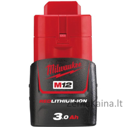 Milwaukee M12 B3 3,0 Ah baterija (4932451388)