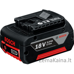 Bosch 18 V 3,0 Ah ličio jonų akumuliatorius (1600Z00037)