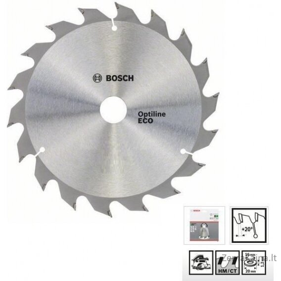 „Bosch TRANSE ECO OPTILINE WOOD 190 X 20mm 48Z“ (2608644378)