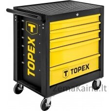 „Topex 5“ stalčiai (79R501) įrankio vežimėlis