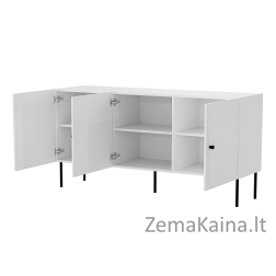 3D komoda PALAZZO BIS 151x40x75 balta matinė