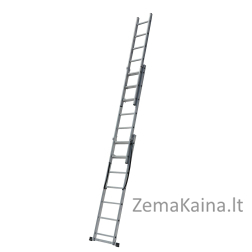 AWTOOLS ALIUMINIO KOPĖČIAS 3x12 ŽINGSČIŲ 150KG PRITAIKYMAS PRIE LAIPTŲ