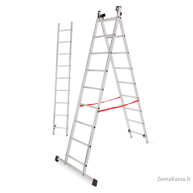 AWTOOLS ALIUMINIO KOPĖČIAS BASIC 3x10 ŽINGSNIŲ 150KG 6