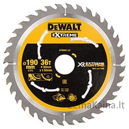 Dewalt Pilarski skydas iki 190 mm 36 dantų (DT99563)