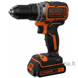BLACK+DECKER ATsuktuvas 18V BL186KB 52Nm 2x1,5Ah BL