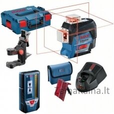 „Bosch Plocal Laser GLL“ 3-80 C raudonas 30 m