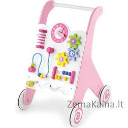 Viga Walker Pusher Rožinis mergaitei