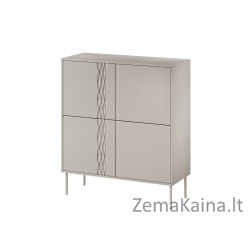 4D komoda TRESSE 100x40x110 kašmyro matinis