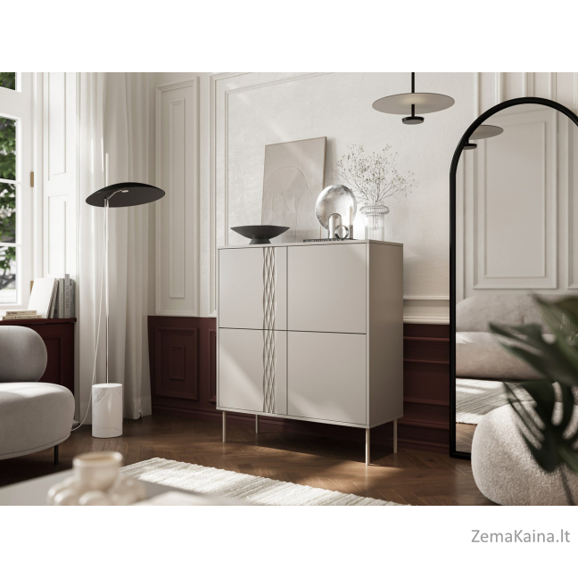 4D komoda TRESSE 100x40x110 kašmyro matinis 2