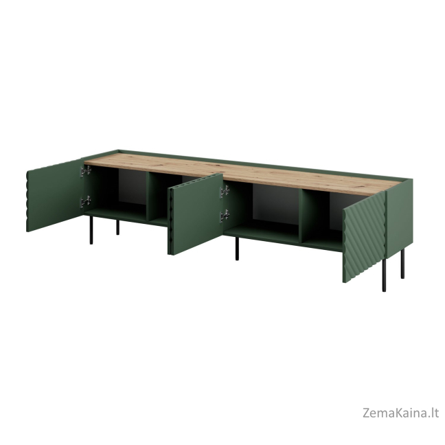 4D RTV spinta ONDA 200x40xH54,35 žalia (pastatoma arba montuojama ant sienos) 1