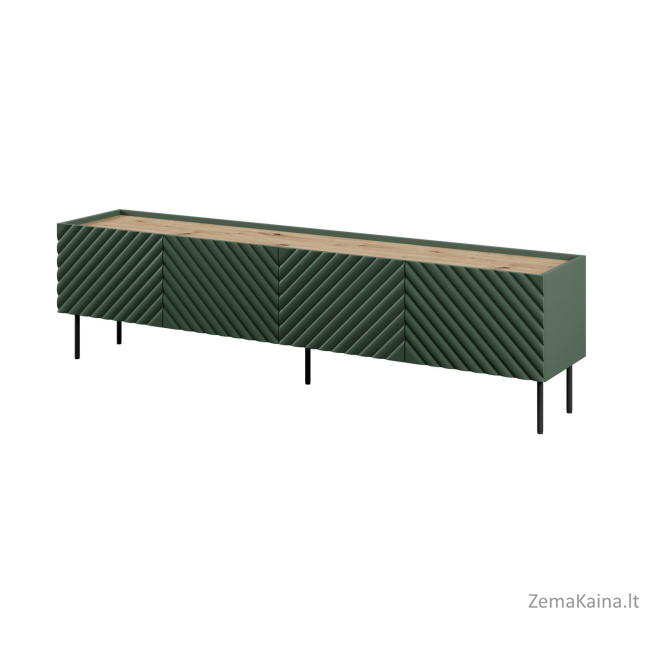 4D RTV spinta ONDA 200x40xH54,35 žalia (pastatoma arba montuojama ant sienos)
