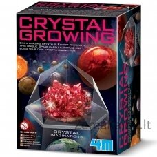 4M Kristalų auginimas: raudoni kristalai