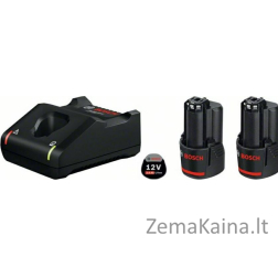 Bosch žemųjų dažnių starterio rinkinys 2x2,0Ah + GAL 12V-40 (1600A019R8)