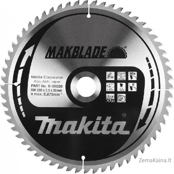 Makita dislleble MB-17712 260 x 30 mm