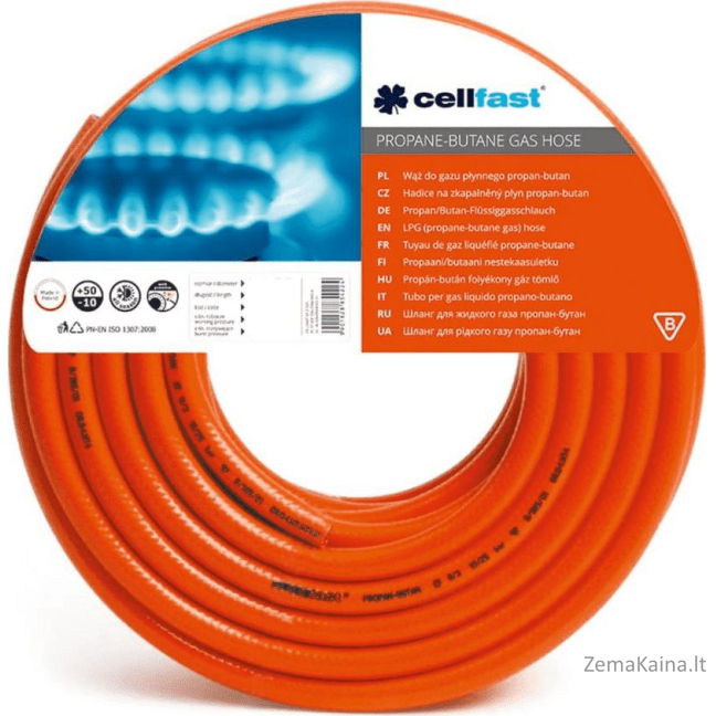 Cellfast propano-butano dujų žarna 9x2,5x25m (C20-040)