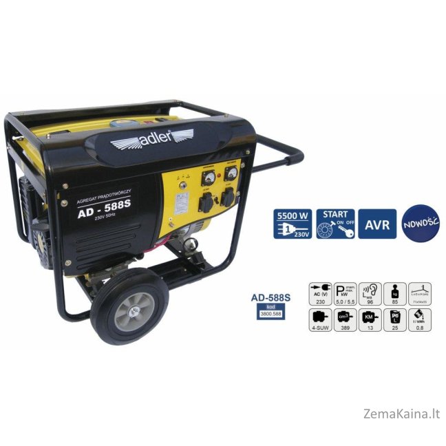 ADLER GENERATOR 5,5 KW / AD-588S