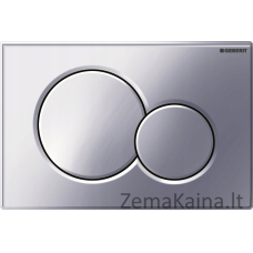 Geberit nuplovimo mygtukas SIGMA20 PLOVIMO PLOKŠTELĖ, NERŪDijanti NERŪDijanti medžiaga