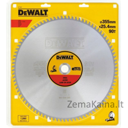 „DeWalt Piła“ diskas 355x25.4mmx90Z DT1927-QZ