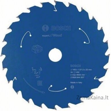 „Bosch“ medienos diskas 165x20x24Z (2608644507)