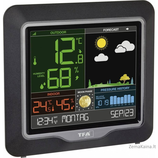 TFA meteorologinė stotis TFA 35.1150.01 Belaidė meteorologinė stotis Sezonas