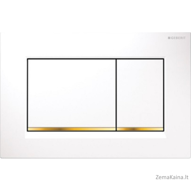 Geberit nuleidimo mygtukas GEBERIT SIGMA30 BUTTON BALTA, AUKSAS, BALTA // DLP.G.115.883.KK.1