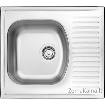 Deante 1 kameros kriauklė su trumpa 51 x 58 cm plieno kanalizacija (ZMU 3113)