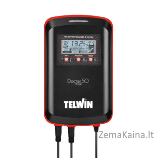 6-12-24V elektroninis įkroviklis Doctor Charge 50, Telwin
