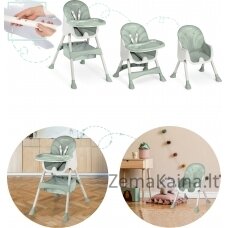 „Ricokids Milo“ šėrimo kėdė su žaliuoju stalu (700001)