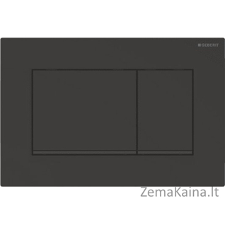 Geberit Sigma 30 nuleidimo mygtukas tualetui, matinė juoda (115.883.16.1)