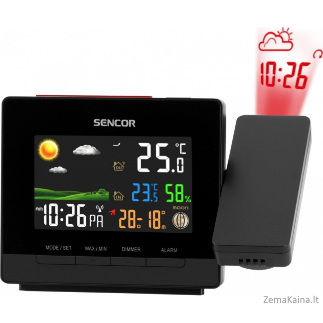„Sencor“ orų stotis su SWS 5400 projektoriumi
