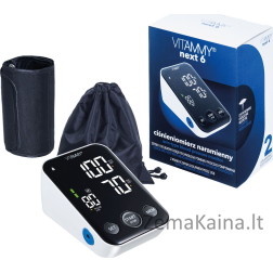 Vitammy Vitammy Next 6 Craft slėgio monitorius su rankogaliu 22–40 cm su matavimu siurbimo metu ir balso funkcija: Standartinis